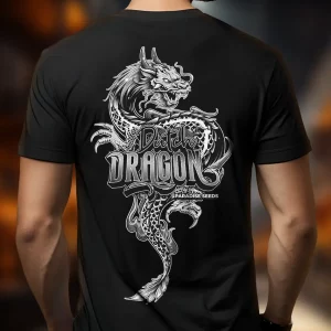 Paradise Seeds Dutch Dragon Tshirt Black back