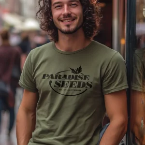 T Shirt with Paradise Seeds Logo