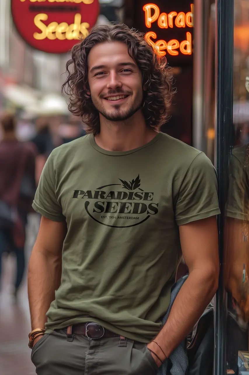 T Shirt with Paradise Seeds Logo